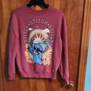 Disney Stitch Maroon Sweatshirt